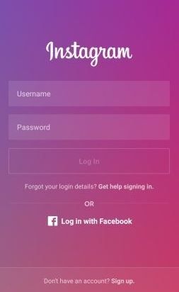 Enter your Instagram id password and keep log in  for   go for it..
