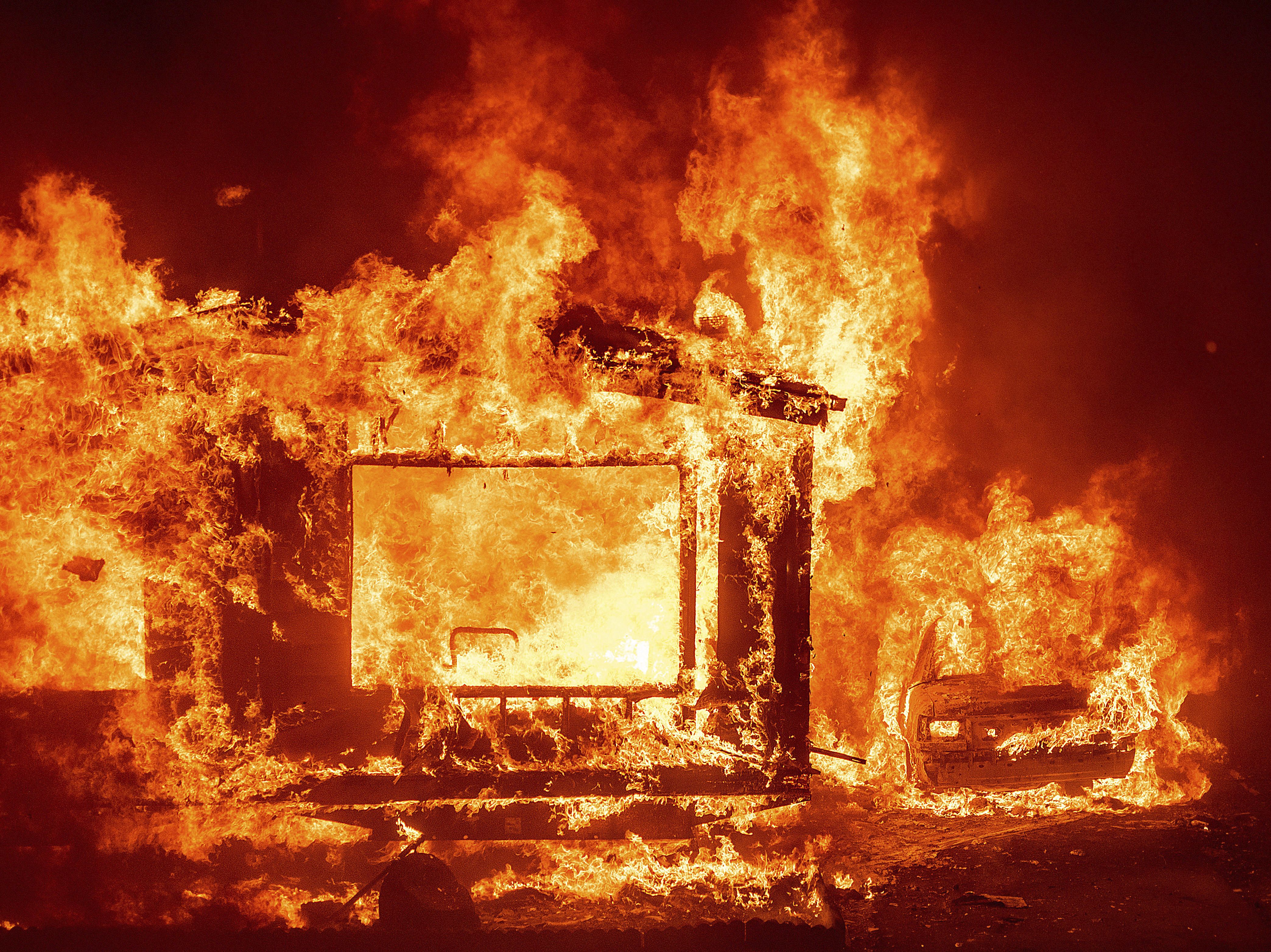 Terrorists burn Avery Bardot's log cabin