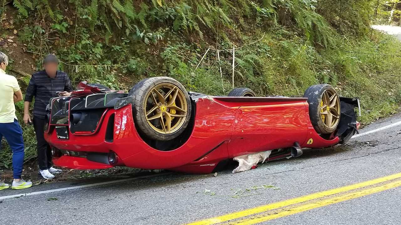 LeBron in critical condition after overturning Ferrari.
